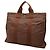 Borsa Tote Hermès Herline MM in tela marrone - vista 2