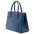 Blue Prada Medium Saffiano Lux Galleria Double Zip Satchel Tasche Blau - Ansicht 2