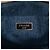 Borsa Tote Satchel Prada Denim Canapa Logo blu - vista 5