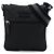 Borsa a tracolla Gucci GG in nylon nero con banda Web