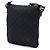 Borsa a tracolla Gucci GG in nylon nero con banda Web - vista 2