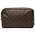 Borsa a Clutch Louis Vuitton Monogram Trousse Toilette 28 Marrone