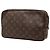 Borsa a Clutch Louis Vuitton Monogram Trousse Toilette 28 Marrone - vista 2