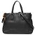 Bamboo Bolsa Gucci em couro de bezerro preta com tassel de bambu Preto