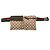 Borsa cintura Gucci GG Canvas Web con doppia tasca, beige