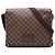 Borsa a tracolla Louis Vuitton Damier Ebene Brooklyn MM Marrone