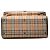 Borsa da viaggio Burberry Haymarket Check Canvas Nera Nero - vista 3