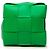 Borsa secchiello Bottega Veneta Small Nappa Maxi Intrecciato Cassette Verde - vista 3