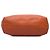 Sac cabas convertible ouvert Prada Vitello Daino Orange - vue 3