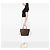Borsa Tote Louis Vuitton Damier Ebene Neverfull MM marrone - vista 7