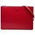 Borsa Messenger Gucci Guccissima rossa con zip Rosso
