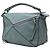 Bolsa Puzzle Medium em pele de bezerro azul LOEWE - vista 2