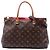 Louis Vuitton Monogram Pallas MM Satchel Tasche Braun