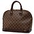 Borsa a mano Louis Vuitton Damier Ebene Alma PM Marrone - vista 2
