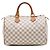 Borsa Boston Louis Vuitton Speedy 30 Damier Azur Bianca Bianco
