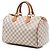 Borsa Boston Louis Vuitton Speedy 30 Damier Azur Bianca Bianco - vista 2