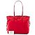 Tote Prada em Tessuto vermelho com acabamentos em Saffiano - vista 7