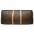 Borsa da viaggio Louis Vuitton Monogram Keepall Bandouliere 60 Marrone - vista 3