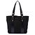 Borsa Tote Fendi Zucchino Canvas nera Nero