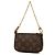 Bolso de mano Louis Vuitton Monogram Mini Pochette Accessoires Marrón Castaño - vista 2