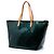 Borsa Louis Vuitton Monogram Vernis Bellevue GM Verde - vista 2