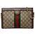 Borsa a Tracolla Gucci Small GG Supreme Web Ophidia con Catena Beige