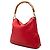 Borsa Satchel Diana Gucci in pelle di vitello rossa con bambù Rosso - vista 2