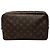 Borsa a Clutch Louis Vuitton Monogram Trousse Toilette 28 Marrone