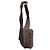 Borsa a tracolla Louis Vuitton Damier Ebene Geronimos Marrone - vista 2