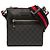 Bolsa Messenger Gucci Small GG Supreme Web Preta Preto