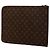 Sac business Portfolio Louis Vuitton Monogram Poche Documents Marron - vue 2