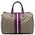 Borsa Boston Gucci Medium GG Supreme Joy Web Beige
