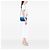 Borsa a tracolla LOEWE Pleated Nappa Bracelet Pouch Blu - vista 5