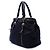 Prada Soft Calf Trimmed Tessuto Satchel in Schwarz - Ansicht 2