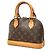 Borsa Satchel Louis Vuitton Monogram Alma BB Marrone - vista 2