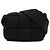 Borsa a tracolla Bottega Veneta Candy in nylon Intrecciato imbottito Tech Cassette nera Nero