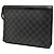 Borsa a pochette Louis Vuitton Damier Graphite Pochette Voyage MM nera Nero - vista 2