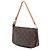Borsa a tracolla Louis Vuitton Monogram Pochette Accessoires Marrone - vista 2