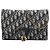Autre Marque Borsa a tracolla Wallet on Chain Saddle Pouch in tela Dior Oblique blu