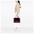 Borsa Tote Louis Vuitton Monogram Vernis Wilshire MM Rossa Rosso - vista 6