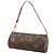 Louis Vuitton Monogram Papillon Pochette Handtasche Braun - Ansicht 2