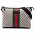 Borsa a tracolla Gucci GG Supreme Web beige