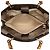 Borsa Gucci Medium Bamboo Shopper in pelle di vitello marrone - vista 4