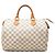 Borsa Boston Louis Vuitton Speedy 30 Damier Azur Bianca Bianco