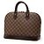 Borsa a mano Louis Vuitton Damier Ebene Alma PM Marrone - vista 2