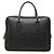 Borsa business Prada Saffiano nera Nero