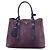 Bolso Tote de Doble Asa Prada Medium Scamosciato Morado Púrpura