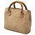 Braune Gucci Mini Suede Bamboo Satchel - Ansicht 2