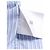 Givenchy, camicia blu a righe - vista 7