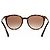 Chanel, Braune runde Schildpatt-Sonnenbrille mit Perle - Ansicht 5